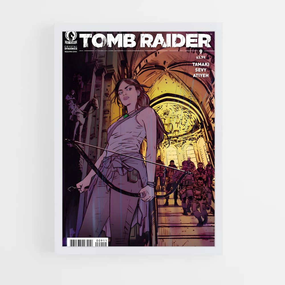 Poster Tombstone Legend – affiche Tomb raider (vue 3)